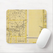 Karte des Miami-Landkreises Mousepad (Mit Mouse)