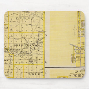 Karte des Miami-Landkreises Mousepad