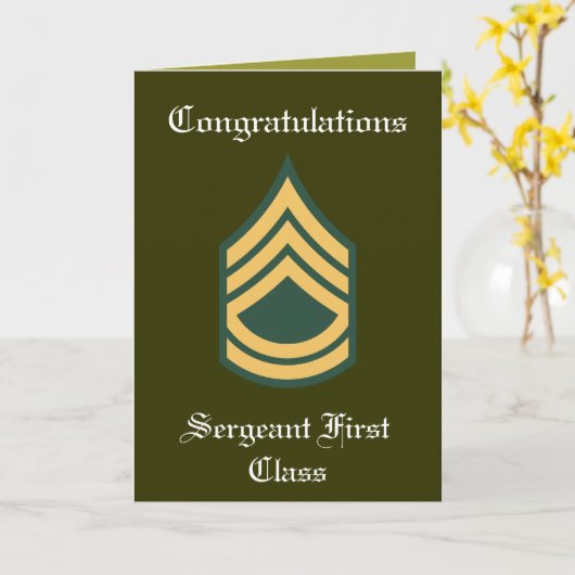 Karte des Militärpersonals erster Klasse (Gelbe Blume)