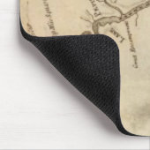 Karte des Mississippi-Flusses Mousepad (Ecke)