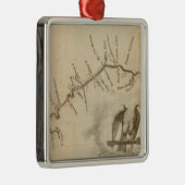 Karte des Mississippi-Flusses Silbernes Ornament (Rechts)