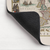 Karte des mittelalterlichen Europas (von Willem Bl Mousepad (Ecke)