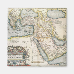 Karte des Mittlere Ostens Magnet