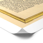 Karte des Mondes und eines Sonnenklips von Panser  Poster (Ecke)