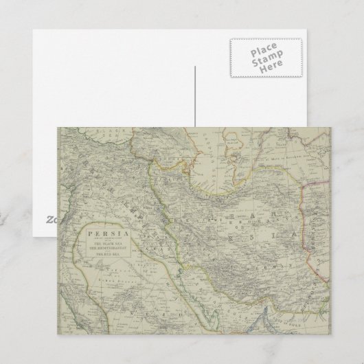 Karte des Nahen Ostens (Vorne/Hinten)