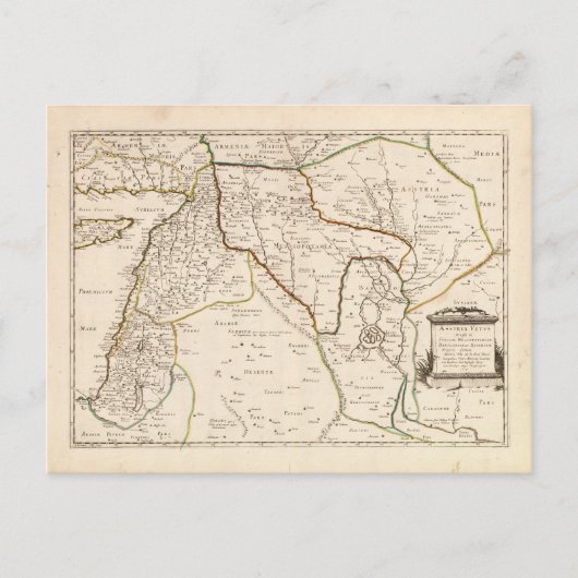 Karte des Nahen Ostens (1651) (Vorderseite)