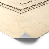 Karte des Nahen Ostens (1651) Poster (Ecke)