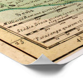 Karte des Nahen Ostens (1712) Poster (Ecke)