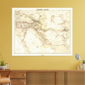 Karte des Nahen Ostens (1855) Leinwanddruck (Insitu (Wohnzimmer))