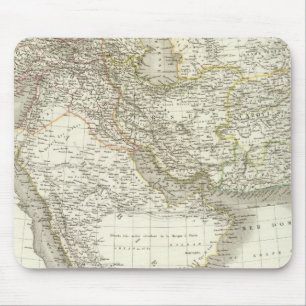 Karte des Nahen Ostens 2 Mousepad