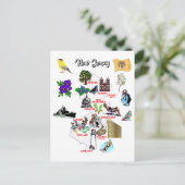 Karte des New Jersey-Staat (Stehend Vorderseite)