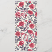 Karte des niedlichen Rose (Rückseite)