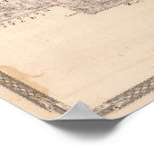 Karte des Noble-Landkreises Poster (Ecke)