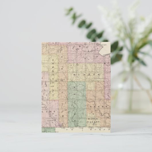 Karte des nördlichen Landkreises von Oconto (Stehend Vorderseite)