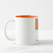 Karte des Nullarbor Nationalparks Australien Zweifarbige Tasse (Links)