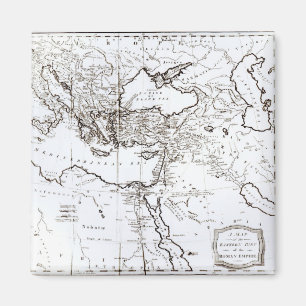 Karte des östlichen Teils des Römischen Reiches Magnet