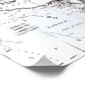 Karte des östlichen Teils des Römischen Reiches Poster (Ecke)