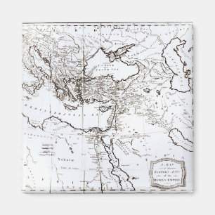 Karte des Ostteils des römischen Reiches Magnet