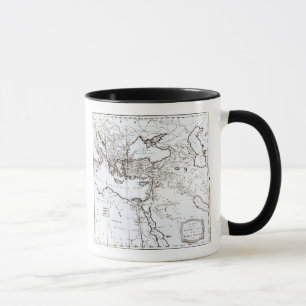 Karte des Ostteils des römischen Reiches Tasse
