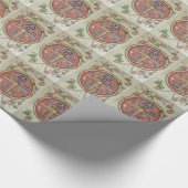 Karte des Packpapiers für Jerusalem Geschenkpapier (Ecke)