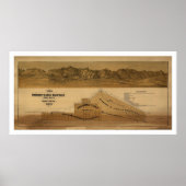 Karte des Panaminter Gebirges 1875 Poster (Vorne)