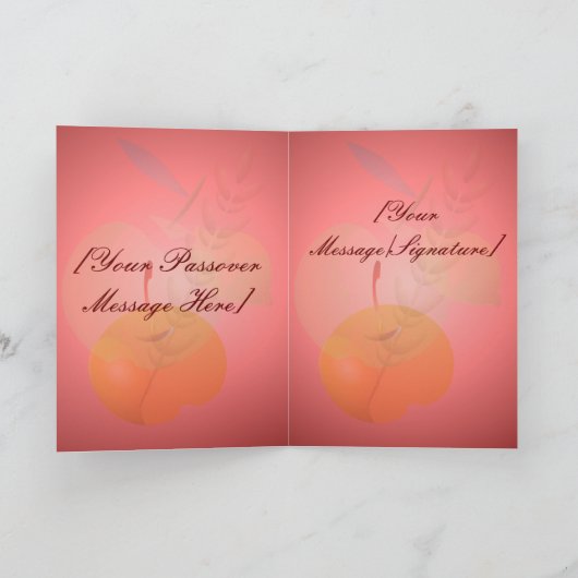 Karte des Passahfest-Seder_2 (Innenseite)