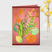 Karte des Passahfest-Seder_2 (Gelbe Blume)