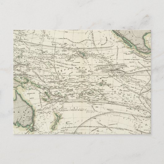 Karte des Pazifikraums (Vorderseite)