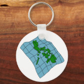 Karte des philippinischen Schlüsselanhängers Schlüsselanhänger (Vorderseite)