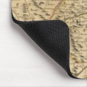 Karte des Po-Flusstals Mousepad (Ecke)