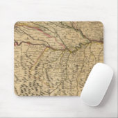 Karte des Po-Flusstals Mousepad (Mit Mouse)