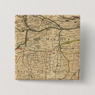 Karte des Po River Valley Button