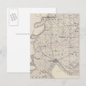 Karte des Posey-Landkreises (Vorne/Hinten)