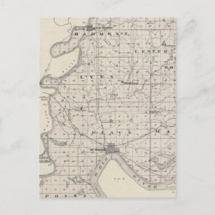 Karte des Posey-Landkreises