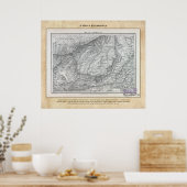 Karte des Posters Kafiristan Poster (Küche)