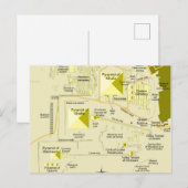 Karte des Pyramidenkomplexes Diagramm (Vorne/Hinten)