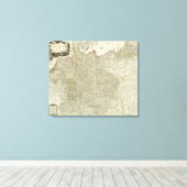 Karte des Reiches Deutschland Leinwanddruck (Insitu (Holzboden))