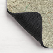 Karte des Reiches Deutschland Mousepad (Ecke)