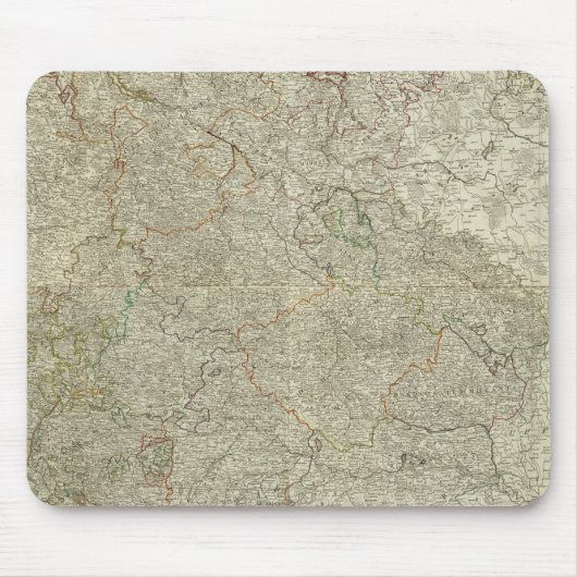 Karte des Reiches Deutschland Mousepad (Vorne)