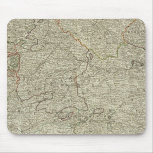 Karte des Reiches Süddeutschland Mousepad