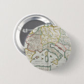 Karte des Reiches von Karl der Große Button (Vorne & Hinten)