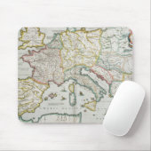 Karte des Reiches von Karl der Große Mousepad (Mit Mouse)