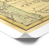 Karte des Revolutionären Krieges - 1775 Poster (Ecke)