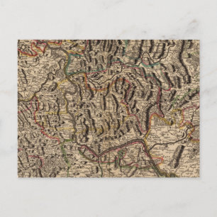 Karte des Rheinflusstals