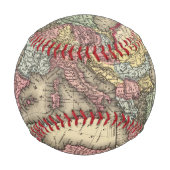 Karte des Römischen Reiches Baseball (Rückseite)
