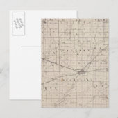 Karte des Rush-Landkreises (Vorne/Hinten)