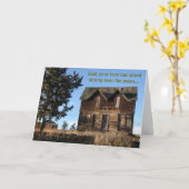 Karte des rustikalen Kabinen-Vaters Tages (Gelbe Blume)