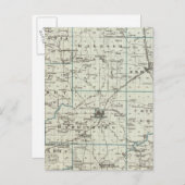 Karte des Saline-Landkreises (Vorne/Hinten)