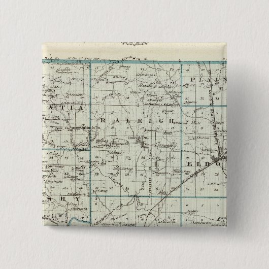Karte des Saline-Landkreises Button (Vorderseite)