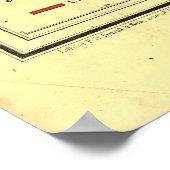 Karte des Schlachtfeldes von Antietam im zivilen K Poster (Ecke)